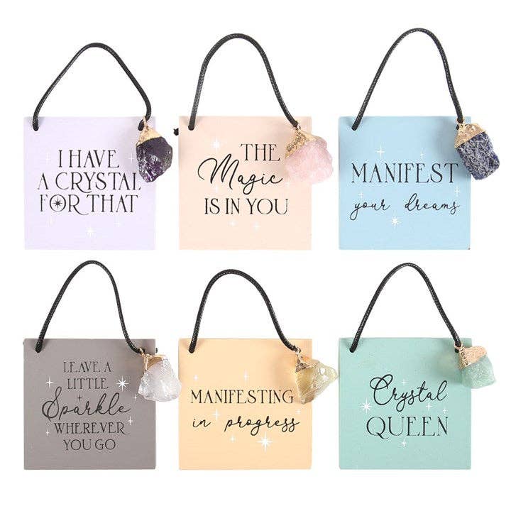 Modern Magic Hanging Signs
