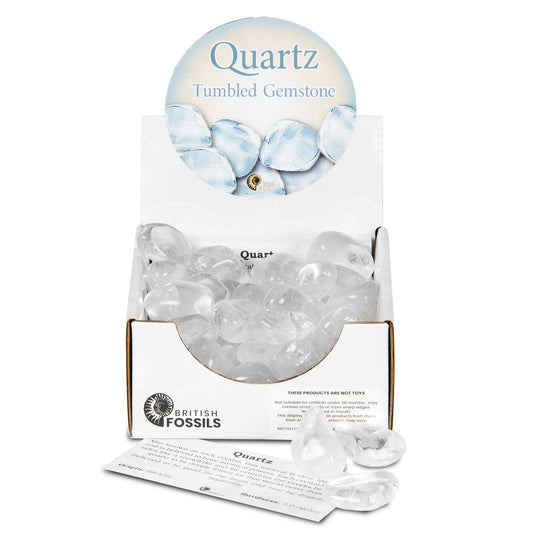 Large Quartz Tumbled Gemstones Pack