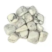 Large White Howlite Tumbled Gemstones