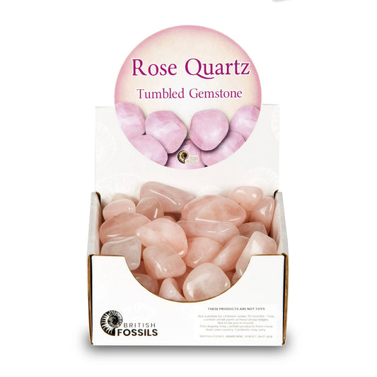 Large Rose Quartz Tumbled Gemstones Pack