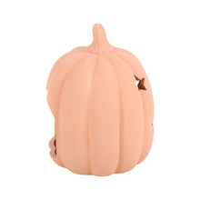 Load image into Gallery viewer, 9cm Terracotta Pumpkin Tealight Holder
