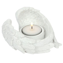 Load image into Gallery viewer, Glitter Angel Wing Candle Holder
