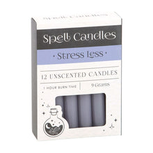 Load image into Gallery viewer, Pack of 12 Stress Less Spell Candles
