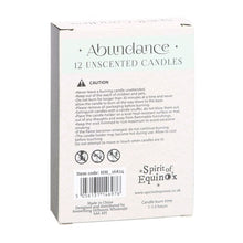 Load image into Gallery viewer, Pack of 12 Abundance Spell Candles
