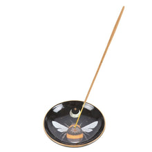 Load image into Gallery viewer, Forest Bee Ceramic Incense Plate
