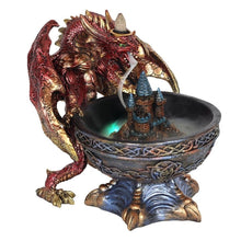 Load image into Gallery viewer, Large Dragon Bowl Backflow Incense Burner
