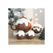 Load image into Gallery viewer, Christmas Pudding Tealight Candle Holder
