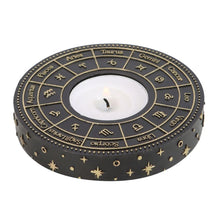 Load image into Gallery viewer, Astrology Wheel Tealight Candle Holder
