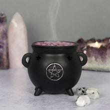 Load image into Gallery viewer, Pentagram Cauldron Incense Cone Holder
