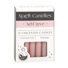 Load image into Gallery viewer, Pack of 12 Self Love Spell Candles
