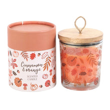 Load image into Gallery viewer, Autumn Leaves Cinnamon &amp; Orange Candle
