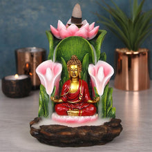 Load image into Gallery viewer, Colourful Buddha Backflow Incense Burner
