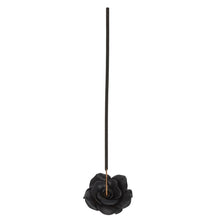 Load image into Gallery viewer, Black Rose Resin Incense Stick Holder
