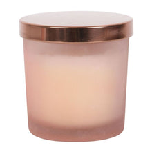 Load image into Gallery viewer, Gratitude Wild Rose Crystal Chip Candle
