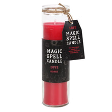 Load image into Gallery viewer, Rose &#39;Love&#39; Spell Tube Candle
