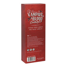 Load image into Gallery viewer, Set of 8 Vampire Blood Taper Candles
