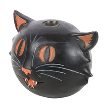 Load image into Gallery viewer, Black Cat Backflow Incense Burner
