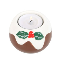 Load image into Gallery viewer, Christmas Pudding Tealight Candle Holder
