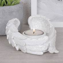 Load image into Gallery viewer, Glitter Angel Wing Candle Holder
