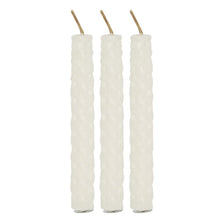 Load image into Gallery viewer, Set of 6 Cream Beeswax Spell Candles
