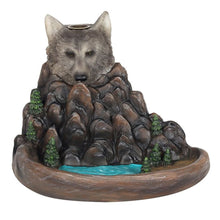 Load image into Gallery viewer, Grey Wolf Cliff Backflow Incense Burner
