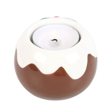 Load image into Gallery viewer, Christmas Pudding Tealight Candle Holder
