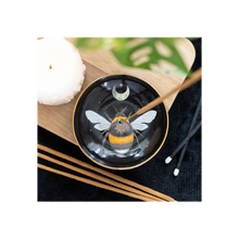 Load image into Gallery viewer, Forest Bee Ceramic Incense Plate
