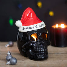 Load image into Gallery viewer, Seasons Creepings Skull Tealight Holder
