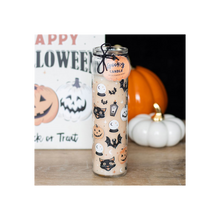 Load image into Gallery viewer, Spooky Spiced Pumpkin Tube Candle
