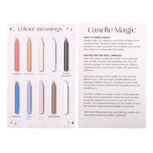 Load image into Gallery viewer, Pack of 12 Mixed Colour Spell Candles
