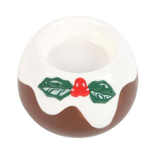 Load image into Gallery viewer, Christmas Pudding Tealight Candle Holder
