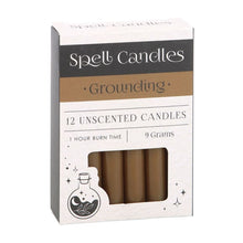 Load image into Gallery viewer, Pack of 12 Grounding Spell Candles
