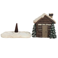 Load image into Gallery viewer, Log Cabin Incense Cone Burner
