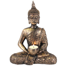 Load image into Gallery viewer, Sitting Thai Buddha Tealight Holder
