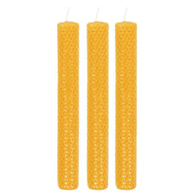 Load image into Gallery viewer, Set of 3 Beeswax Candles
