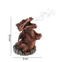 Load image into Gallery viewer, Red Dragon Incense Cone Holder
