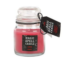 Load image into Gallery viewer, Rose &#39;Love&#39; Spell Candle Jar
