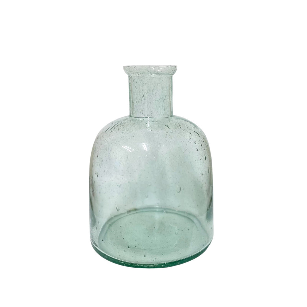 Domed Green Bubble Vase 20cm