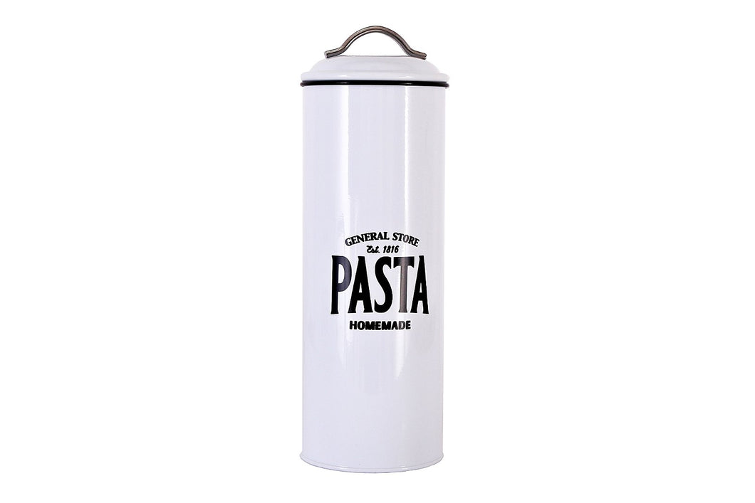 White General Store Pasta Canister