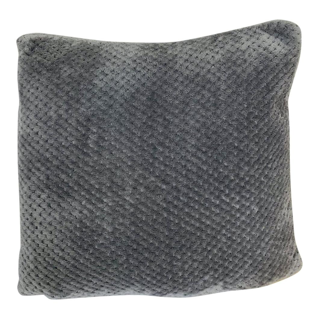 Textured Scatter Cushion Grey 45cm